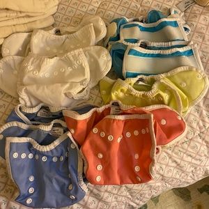 8 Thirsties Size One Diaper Covers